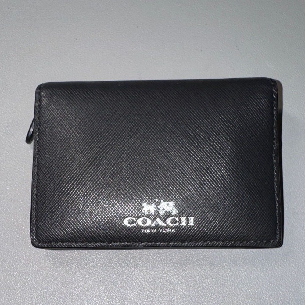 Coach Black Leather Wallet